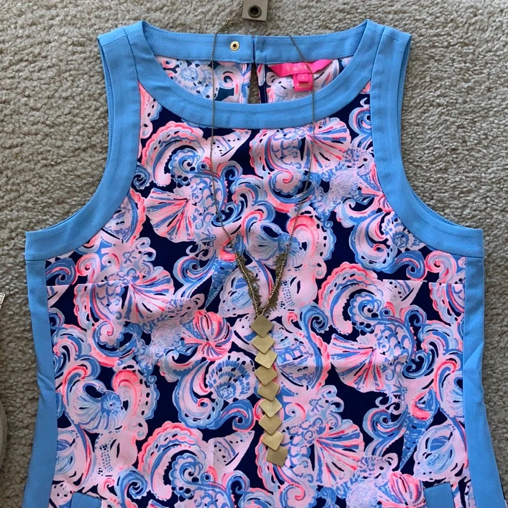 Lilly Pulitzer Angie Stretch Shift Dress - Picture 2 of 11